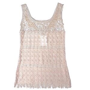 Solitaire Cream Crochet Lace Blouse